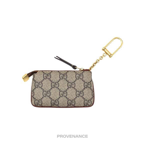 🔴 Gucci Key Pouch Cles - GG Supreme Brown - Picture 3 of 8